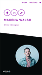 Mobile Screenshot of makenawalsh.com