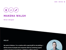 Tablet Screenshot of makenawalsh.com